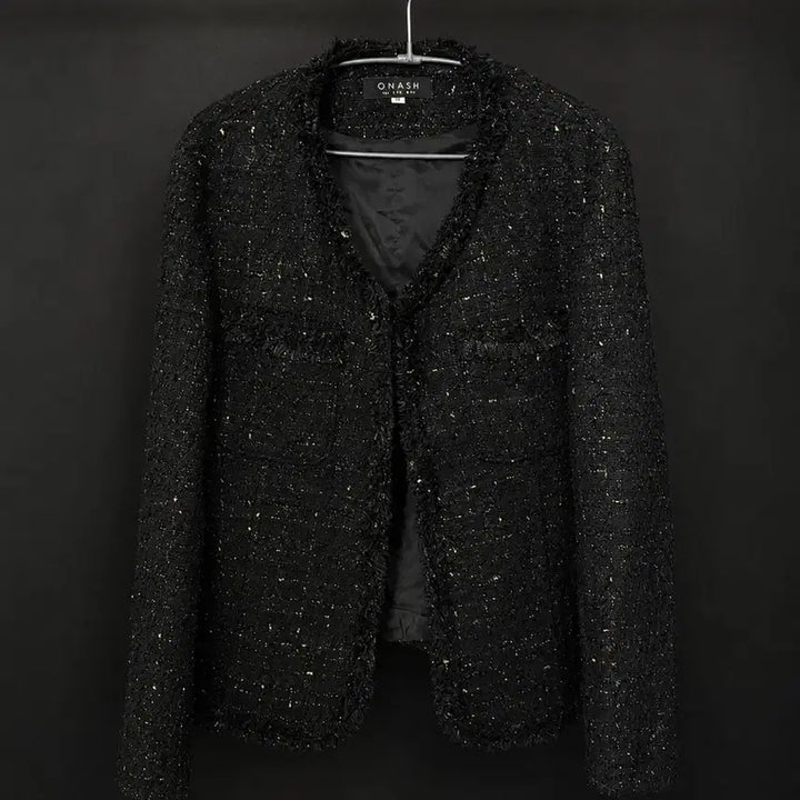 [BUNJANG] ONASH Black Tweed Jacket / ONASH 온에쉬 블랙 트위드 자켓