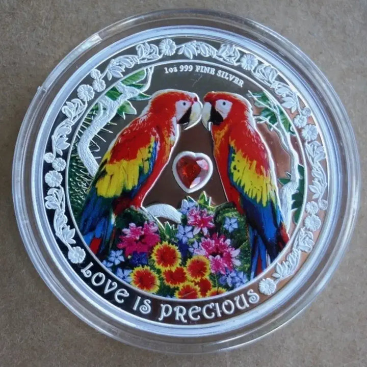 [BUNJANG] 2025 Niue Love is Precious Parrot 1 oz 99.9% Silver Coin / 2025 니우에 앵무새 Love is precious 1온스 99.9%