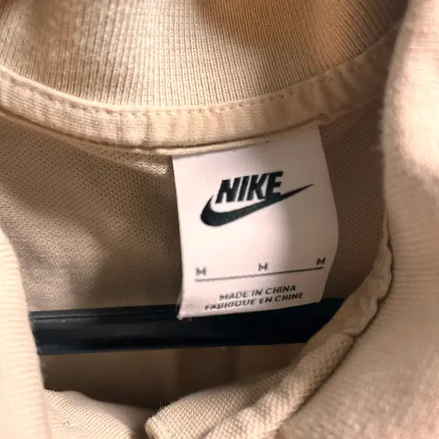 [BUNJANG] Nike Polo Shirt Beige M / 나이키 카라티 베이지 M