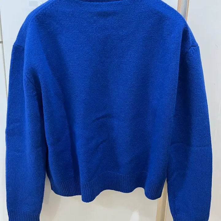 [BUNJANG] Maison Kitsuné 24FW Blue Big Fox Knit L / 24fw 메종키츠네 블루 빅폭스니트 L (새상품급)