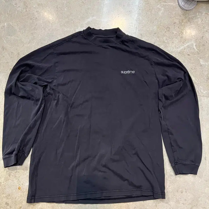 [BUNJANG] Supreme Mock Neck Long Sleeve / 슈프림 모크넥 롱슬리브