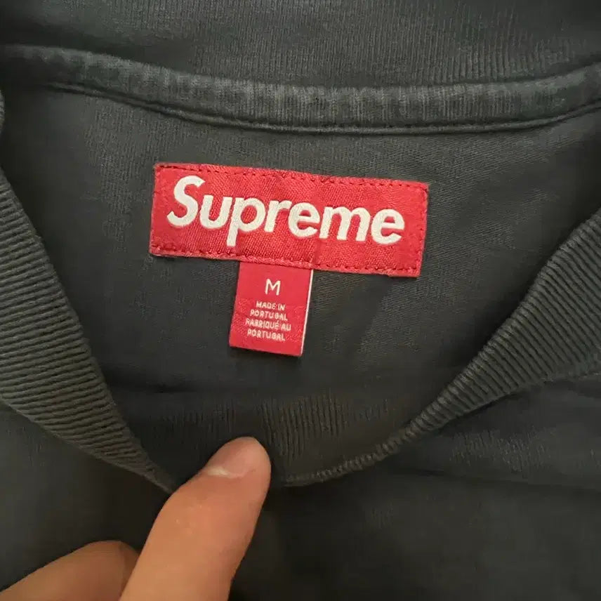 [BUNJANG] Supreme Mock Neck Long Sleeve / 슈프림 모크넥 롱슬리브