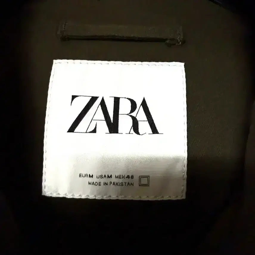 [BUNJANG] Zara Hooded Field Jacket Khaki (M) / [M,95](새상품)자라 야상 후드 자켓 카키 zara