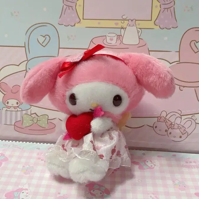 [BUNJANG] Sanrio My Melody Valentine Cupid Mascot Doll / 발렌타인 큐피드 마이멜로디 마스코트 인형