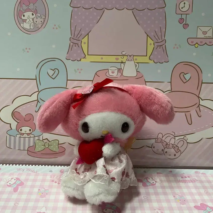 [BUNJANG] Sanrio My Melody Valentine Cupid Mascot Doll / 발렌타인 큐피드 마이멜로디 마스코트 인형