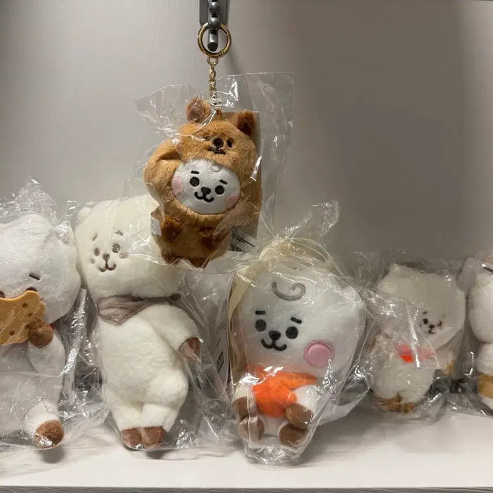 [BUNJANG] BT21 Japan RJ Plush Keychain Bundle Set / BT21일본  RJ 인형 키링 알제이 석진 키링 진 키링 일괄
