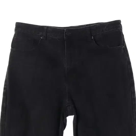 [BUNJANG] MUSINSA STANDARD MEN Cotton Black Indigo Denim Pants / 무신사 스탠다드 (MEN - 34) 코튼 흑청 데님 팬츠