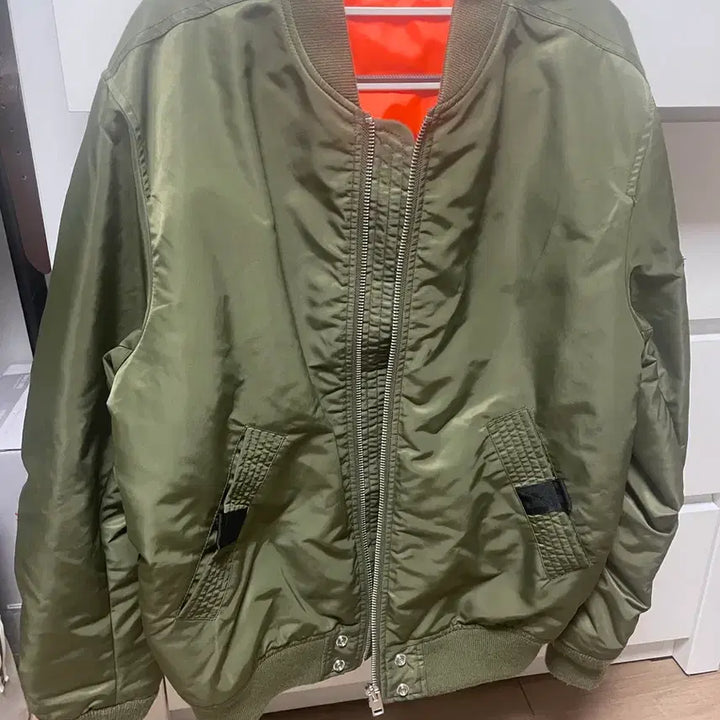[BUNJANG] Diesel MA-1 Bomber Jacket (L) / 디젤 ma1 항공점퍼 카키 l