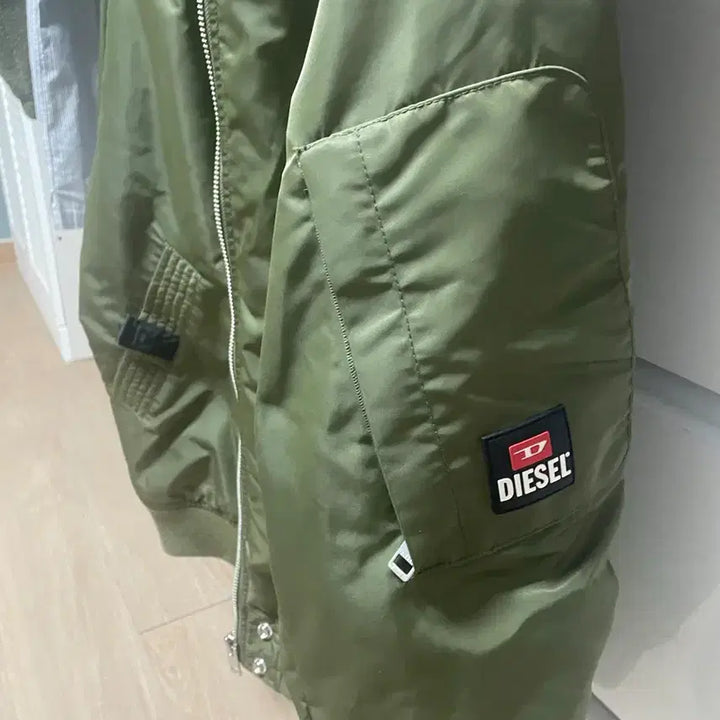 [BUNJANG] Diesel MA-1 Bomber Jacket (L) / 디젤 ma1 항공점퍼 카키 l
