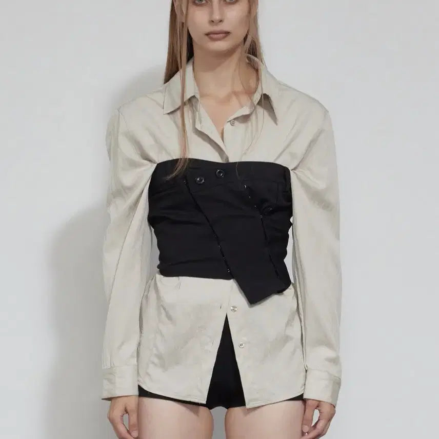 [BUNJANG] Bohemian Seoul Hooked Flap Bustier / 보헤미안서울 후크 플랩 뷔스티에 hooked flap bustier