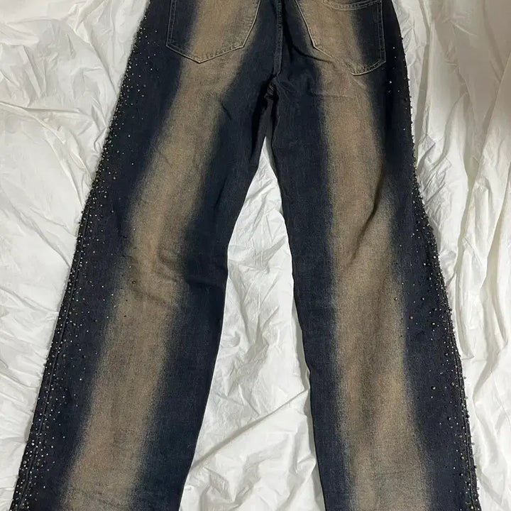 [BUNJANG] 604service Embellished Trousers / 604service 비즈팬츠