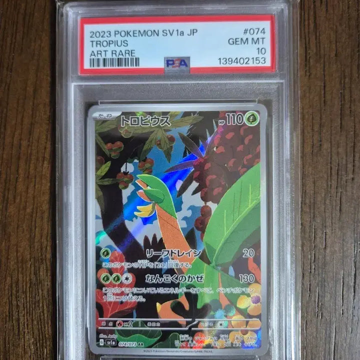 [BUNJANG] Pokemon Card Japanese Tropius AR PSA 10 / 포켓몬카드 일판 트로피우스 AR PSA10