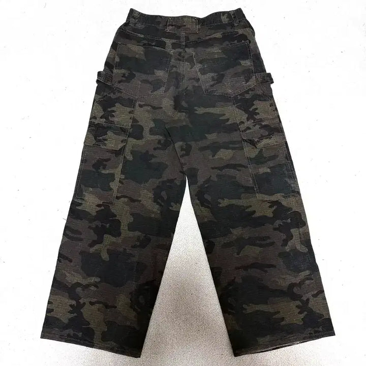 [BUNJANG] Maison Minet Double Knee Cargo Pants Camo / [30-31]메종미네드 더블니 카고 팬츠 바지 카모