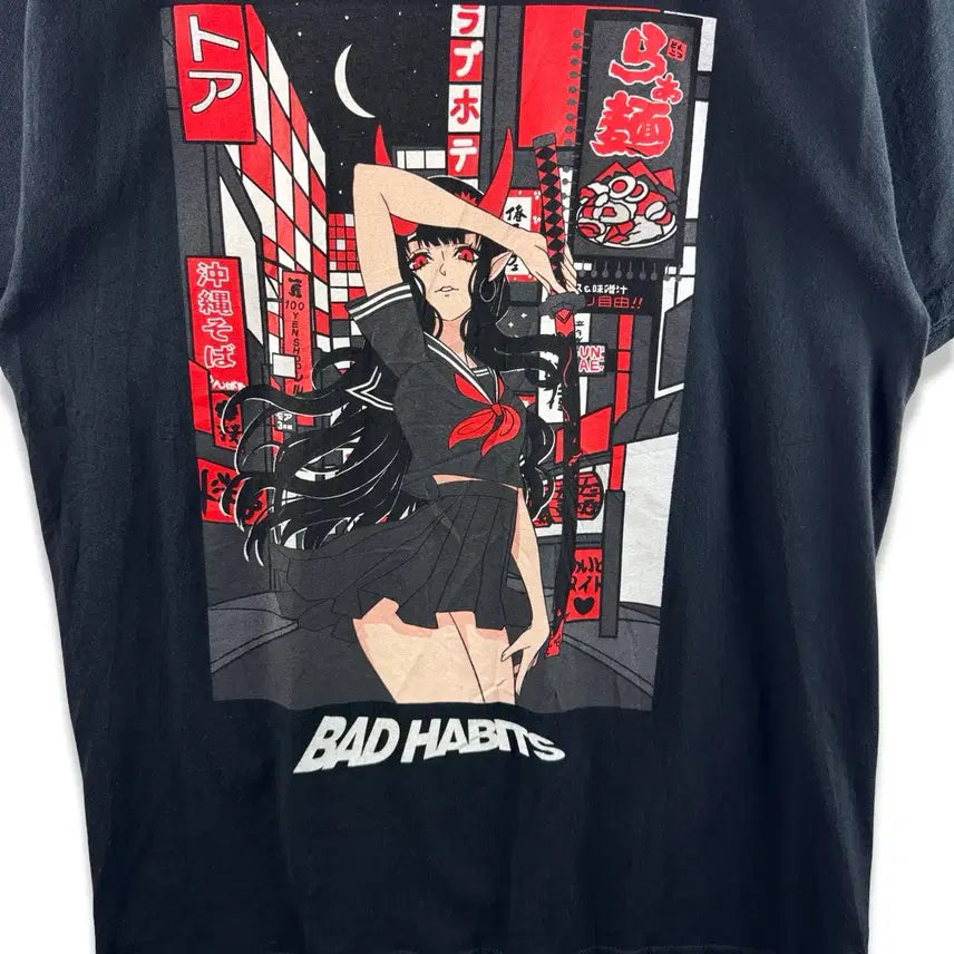 [BUNJANG] Samurai City Graphic T-Shirt / JPN 사무라이시티 그래픽 반팔티셔츠3430