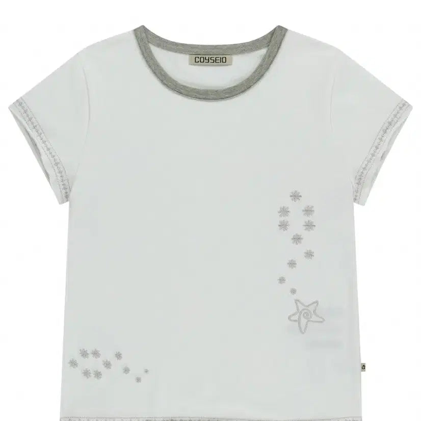[BUNJANG] COYSEIO White Solar T-shirt OS / COYSEIO 화이트 솔라 티셔츠 OS