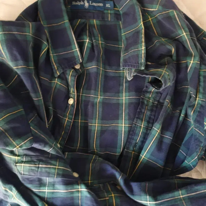 [BUNJANG] Ralph Lauren Plaid Shirt XL / 랄프로렌 체크 셔츠 XL