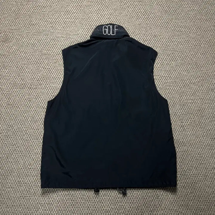 [BUNJANG] Balmain Golf High-Neck Vest Black / 발망 골프 하이넥 베스트 블랙 100