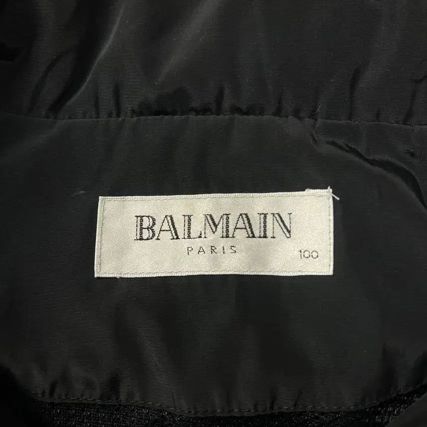 [BUNJANG] Balmain Golf High-Neck Vest Black / 발망 골프 하이넥 베스트 블랙 100