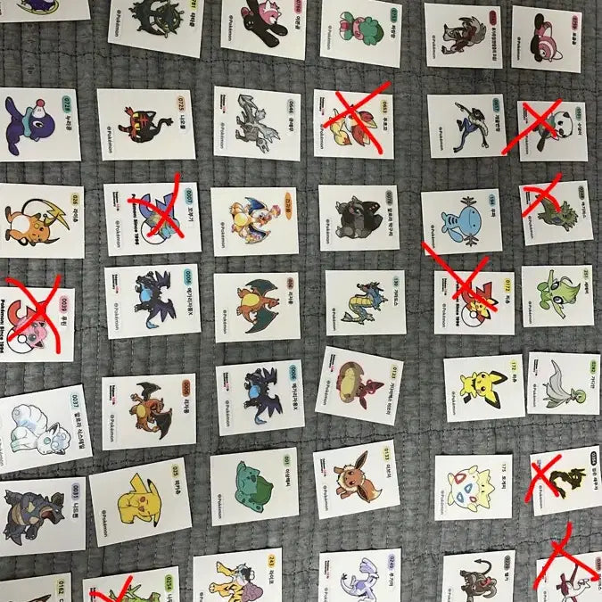 [BUNJANG] Pokemon Stickers / 포켓몬 띠부실 팝니다!!