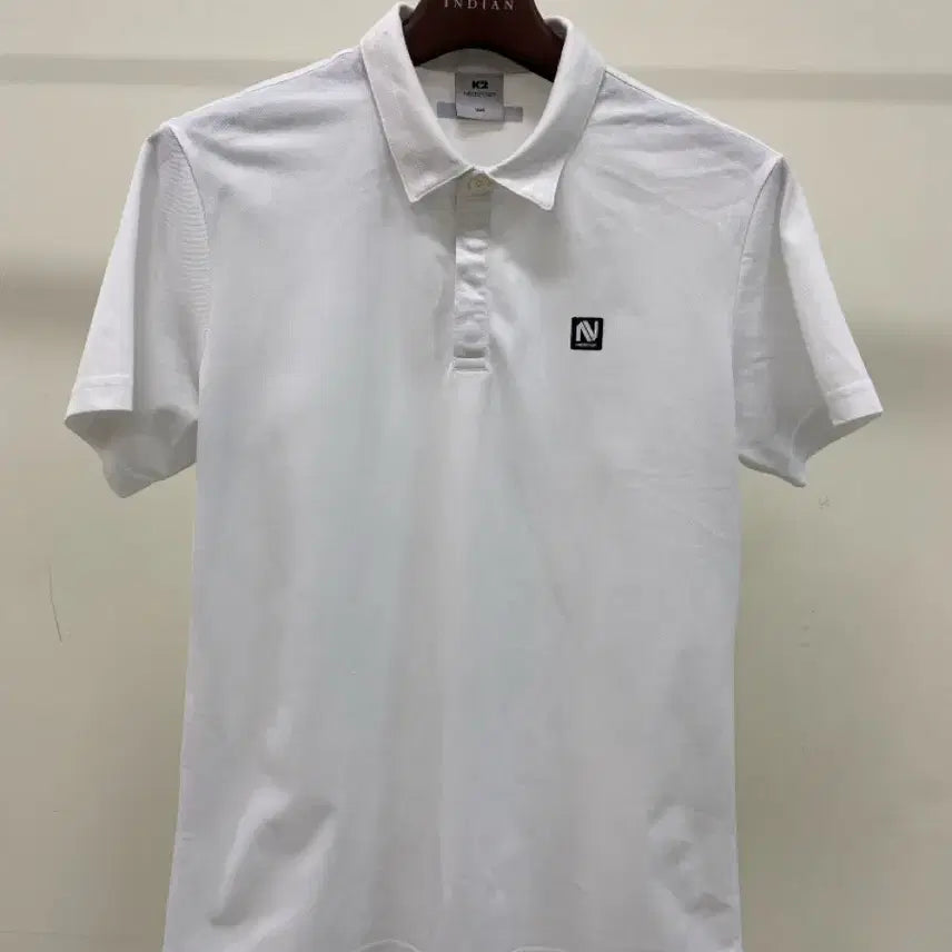[BUNJANG] K2 White Polo Short-Sleeve T-Shirt (Size 105) / K2 흰색 폴로 반팔 티셔츠 (100사이즈 추천)