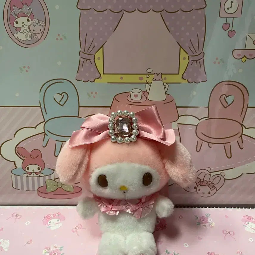 [BUNJANG] Bijou My Melody Mascot Plush / 비쥬 마이멜로디 마스코트 인형