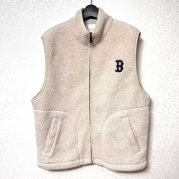 [BUNJANG] MLB Fleece Vest Jacket M / [M,95]MLB 엠엘비 후리스 플리스 조끼 베스트 자켓