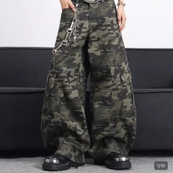[BUNJANG] Shein Military Cargo Pants XL / 쉬인 밀리터리 바지 졸사 xl