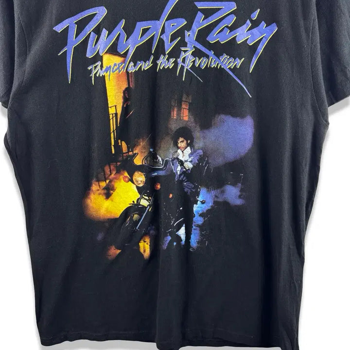 [BUNJANG] Prince Purple Rain Official Graphic T-Shirt / 프린스 퍼플레인 오피셜 그래픽 티셔츠3431