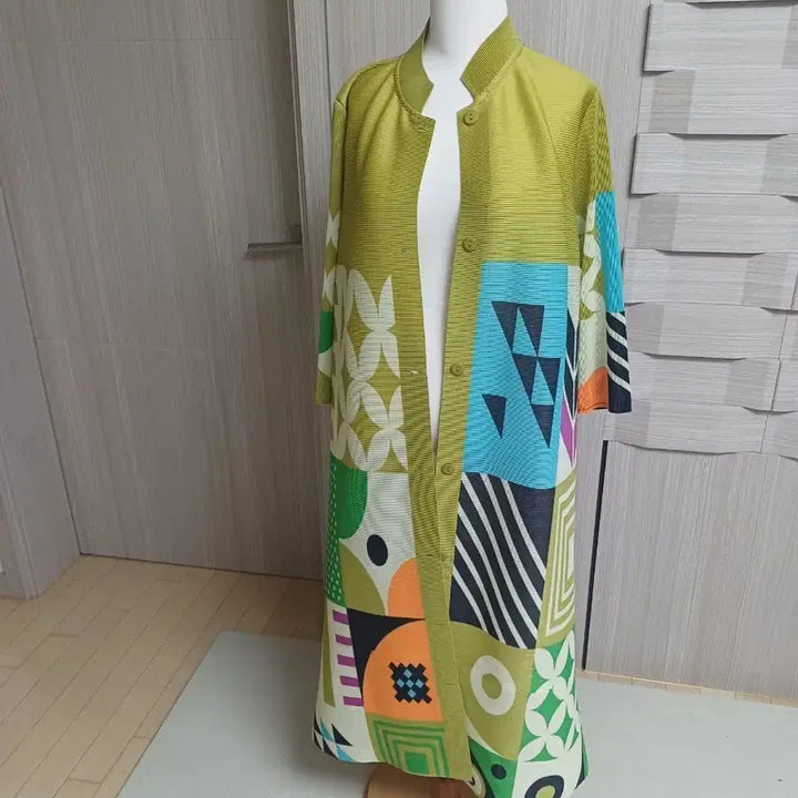 [BUNJANG] Pleated Long Dress Outerwear / 플리츠 31 롱 원피스형 아우터