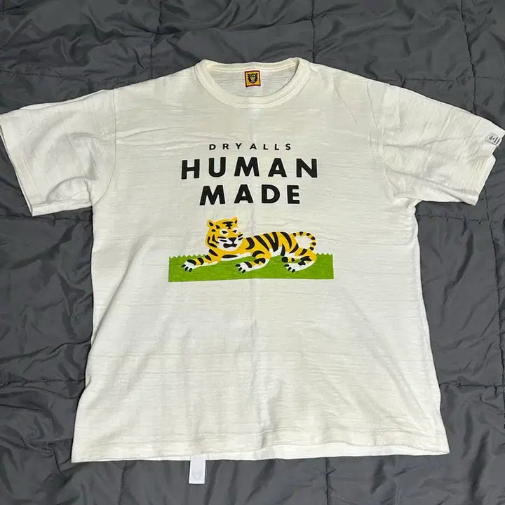 [BUNJANG] Human Made Tiger Print Short Sleeve T-Shirt / 휴먼메이드 호랑이 프린팅 반팔 티셔츠 L