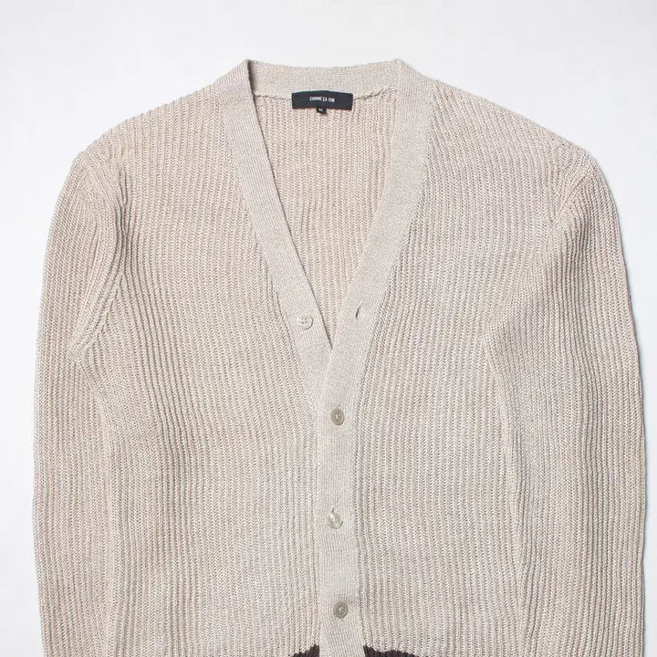 [BUNJANG] Linen Knit Summer Cardigan Semi-Loose Fit / 95-100 리넨니트 서머카디건 세미루즈 075