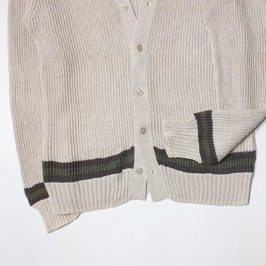 [BUNJANG] Linen Knit Summer Cardigan Semi-Loose Fit / 95-100 리넨니트 서머카디건 세미루즈 075
