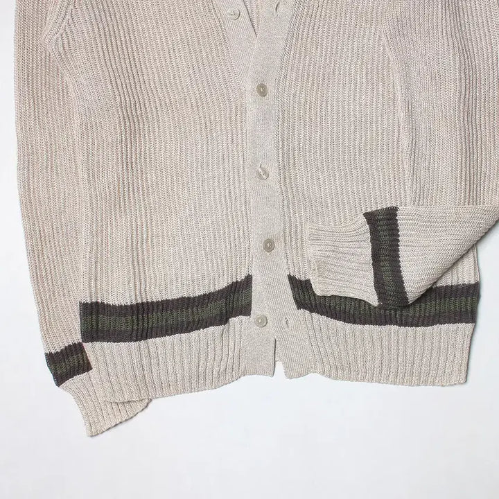 [BUNJANG] Linen Knit Summer Cardigan Semi-Loose Fit / 95-100 리넨니트 서머카디건 세미루즈 075