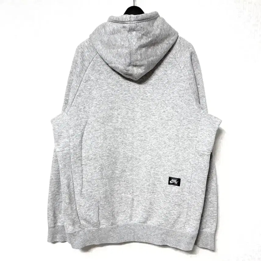 [BUNJANG] Nike SB Big Logo Fleece Hoodie Grey / [M,95]나이키SB 빅로고 기모 후드티 그레이