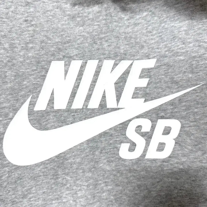[BUNJANG] Nike SB Big Logo Fleece Hoodie Grey / [M,95]나이키SB 빅로고 기모 후드티 그레이