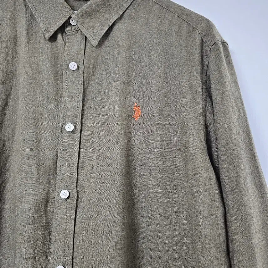 [SOLD OUT] [XL] U.S. POLO ASSN. 유에스 폴로 에센 린넨 셔츠