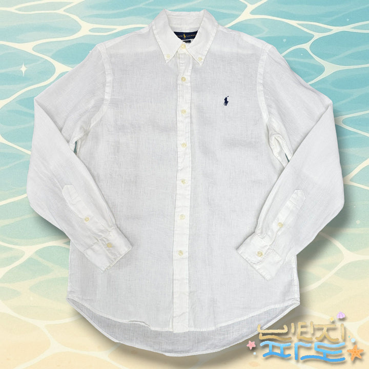 [BUNJANG] Polo Ralph Lauren Classic Fit Linen Shirt / 100 POLO 폴로랄프로렌 클래식핏 린넨셔츠