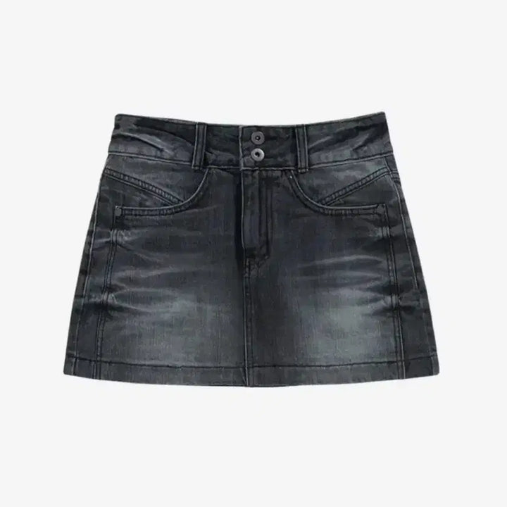 [BUNJANG] AZ.ON Autumn Skirt Black Size S / 애즈온 어텀 스커트 블랙 S 사이즈
