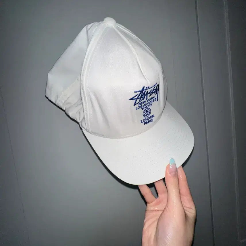 [BUNJANG] Stüssy Vintage Camp Cap White / 스투시 빈티지 캠프캡 화이트