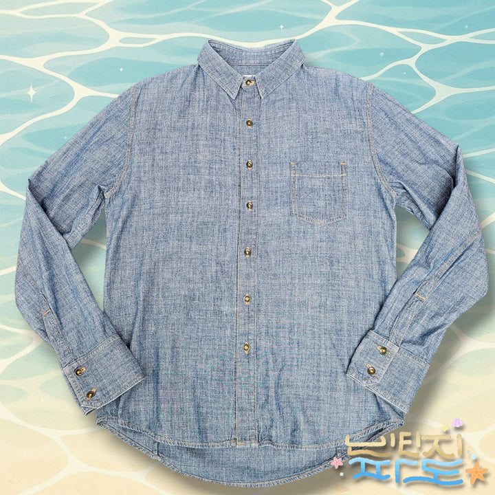 [BUNJANG] Rag &amp; Bone Tailored Workwear Chambray Shirt / M,95 랙앤본 테일러드워크웨어 샴브레이 셔츠