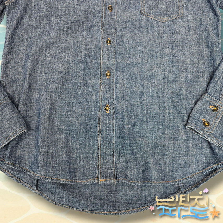 [BUNJANG] Rag &amp; Bone Tailored Workwear Chambray Shirt / M,95 랙앤본 테일러드워크웨어 샴브레이 셔츠