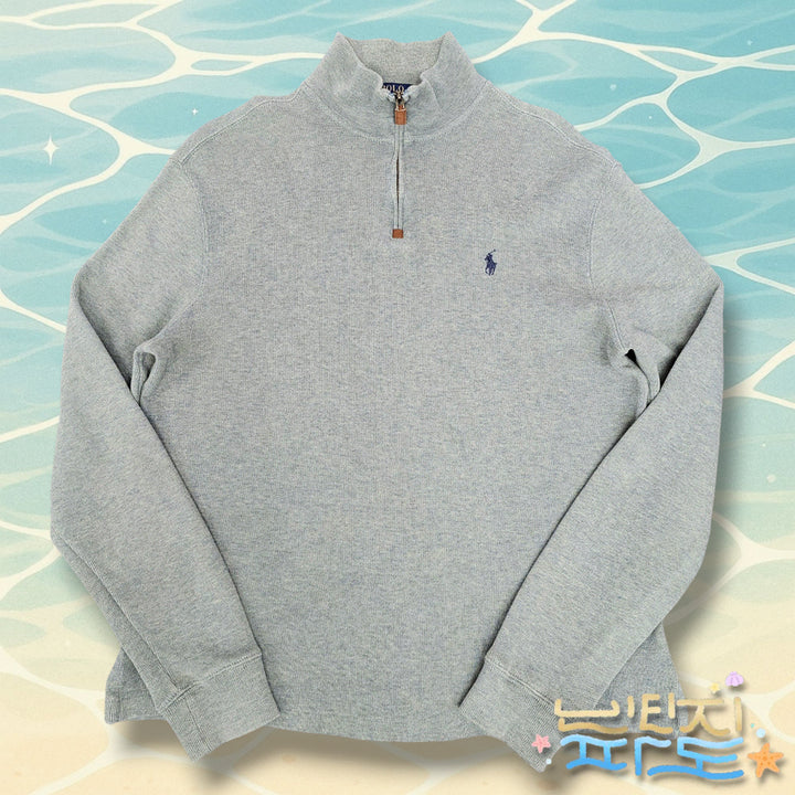 [BUNJANG] Polo Ralph Lauren Half-Zip Knit Sweater / M POLO 폴로랄프로렌 반집업 니트