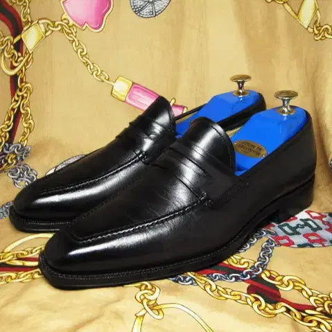 [BUNJANG] Sutor Mantellassi Dark Grape Patina Calfskin Utip Penny Loafers / 이태리명품 수토 만테라시 그레이프컬러 파티나 카프스킨 페니로퍼 260