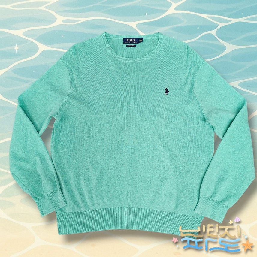 [BUNJANG] Polo Ralph Lauren Pima Cotton Crewneck Knit / M,95 POLO 폴로랄프로렌 피마코튼 라운드니트