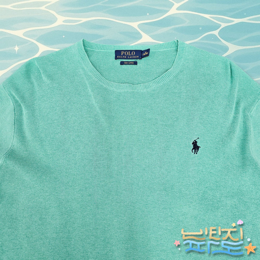 [BUNJANG] Polo Ralph Lauren Pima Cotton Crewneck Knit / M,95 POLO 폴로랄프로렌 피마코튼 라운드니트