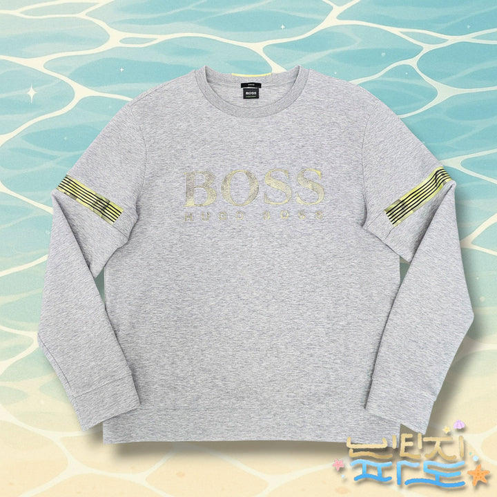 [BUNJANG] Hugo Boss 3D Logo Sweatshirt / 100 휴고보스 입체로고 맨투맨