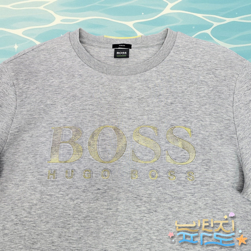 [BUNJANG] Hugo Boss 3D Logo Sweatshirt / 100 휴고보스 입체로고 맨투맨