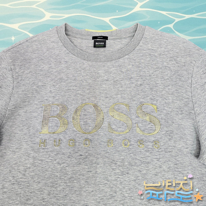 [BUNJANG] Hugo Boss 3D Logo Sweatshirt / 100 휴고보스 입체로고 맨투맨