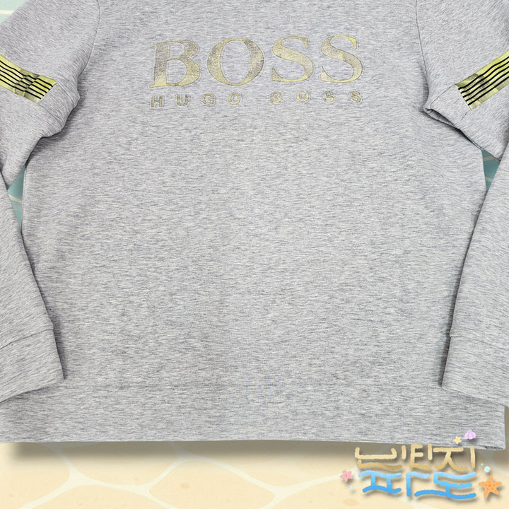 [BUNJANG] Hugo Boss 3D Logo Sweatshirt / 100 휴고보스 입체로고 맨투맨