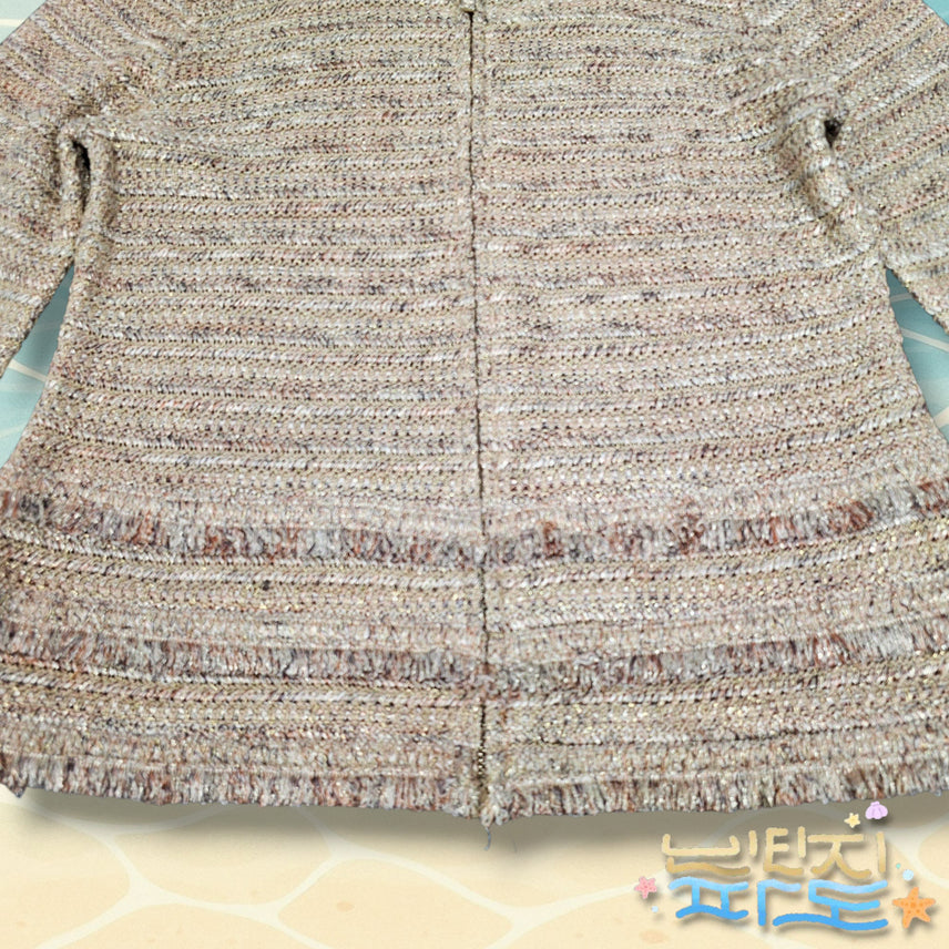 [BUNJANG] Massimo Dutti Tweed Zip-Up Jacket / M 마시모두띠  트위드 집업 자켓